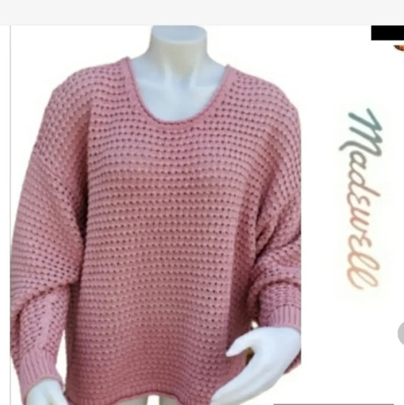 Madewell‎ cotton sweater XXL NWT - Picture 1 of 12